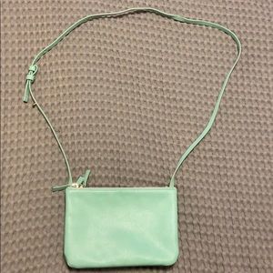 Mint green purse